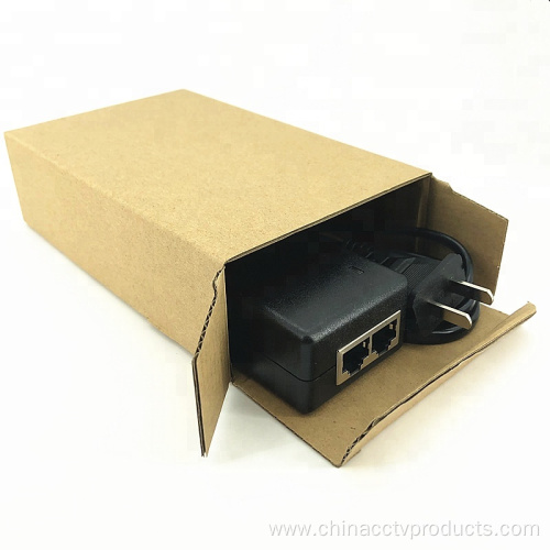 2Port Power over Ethernet Gigabit PoE Injector 802.3af/at